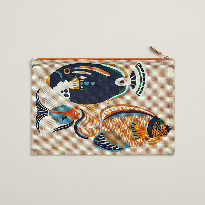 【気分はリゾート】HERMES★Traffic Jam print★ポーチ Case Traffic Jam | Hermès Thailand